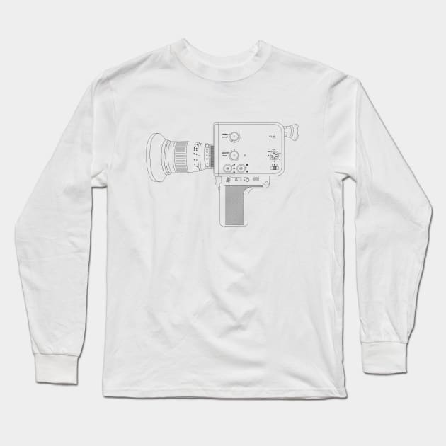 Cine Camera Long Sleeve T-Shirt by rheyes